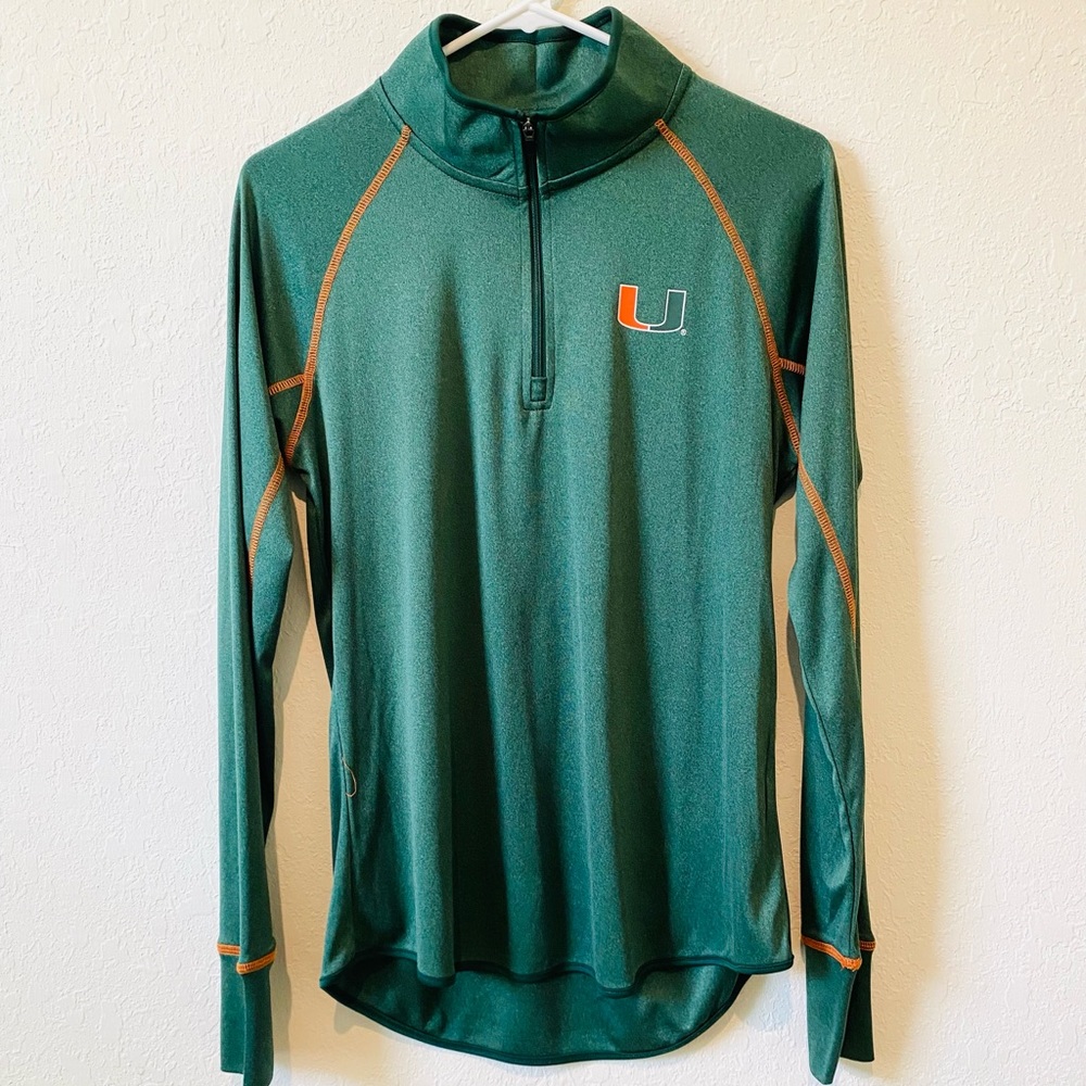 🆕 University of Miami 3/4 zip up